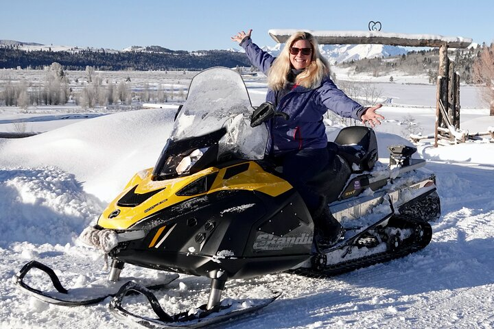 Guided Snowmobiling in Jackson Hole with Heart Six Ranch - Photo 1 of 10